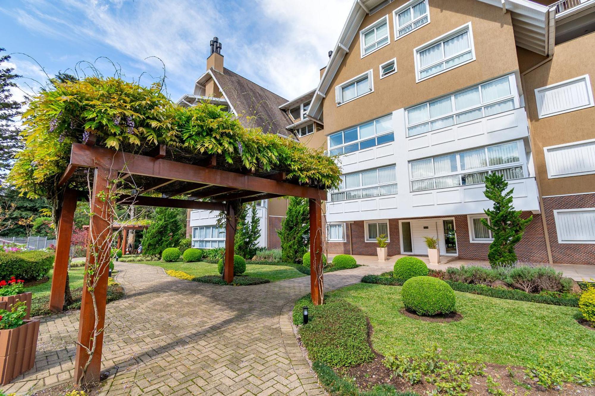 Incrível Apartamento no Centro de Gramado Exterior foto