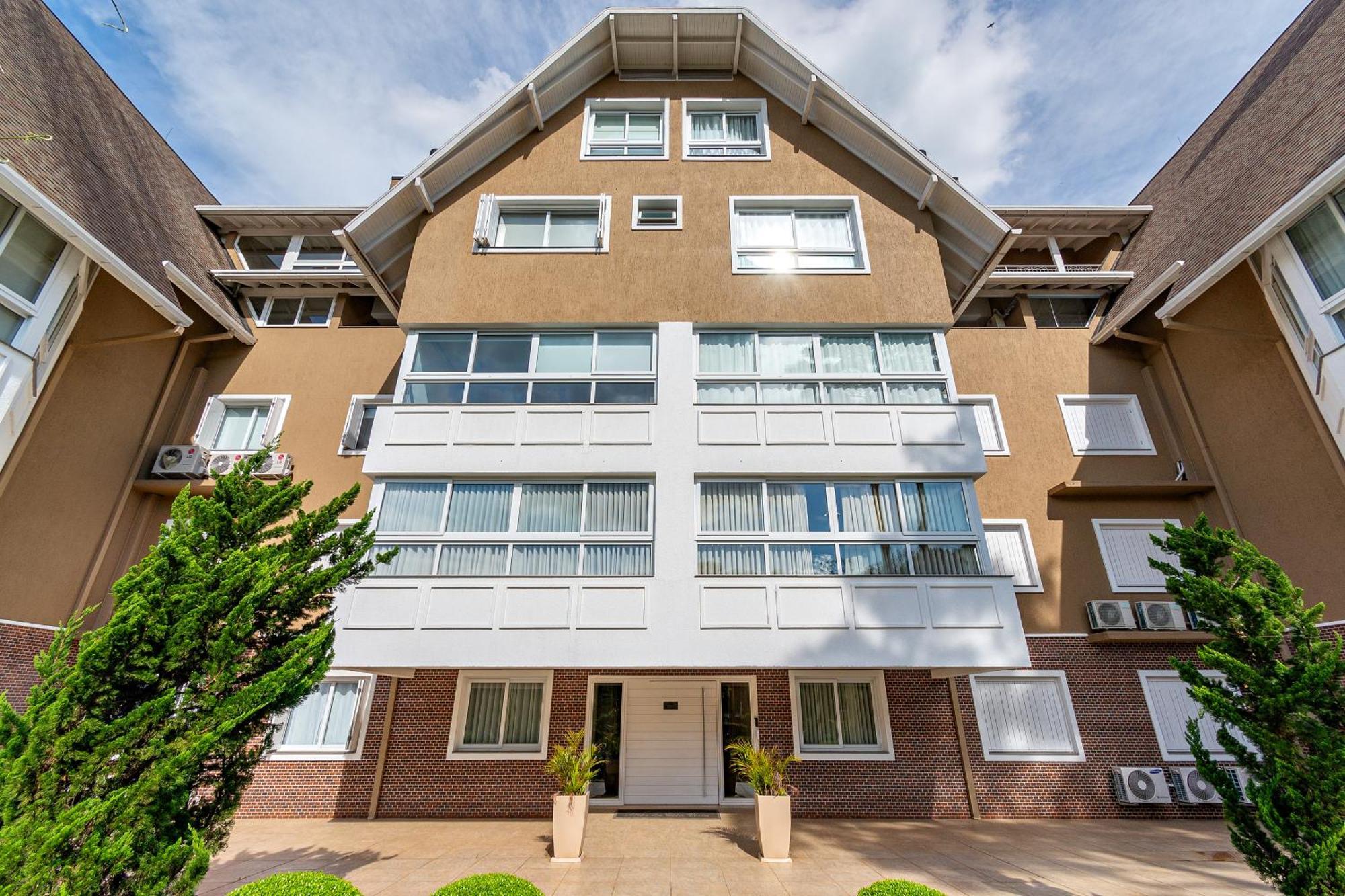 Incrível Apartamento no Centro de Gramado Exterior foto